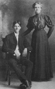 Earl and Alice Trout,
          1907.