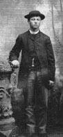 Emmett
          Taylor, husband of Sallie Boyd, circa 1885-1890.