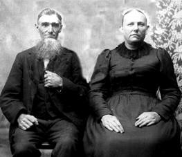 George and Mary Pefley, 1898.