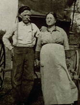 Jim and Mattie Nickels,
          1917.
