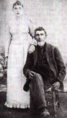 Lily and Peter Hocker,
          circa 1895-1899.