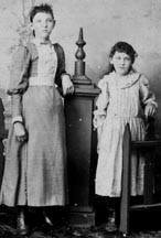 Stella and Grace McLin, circa 1892.